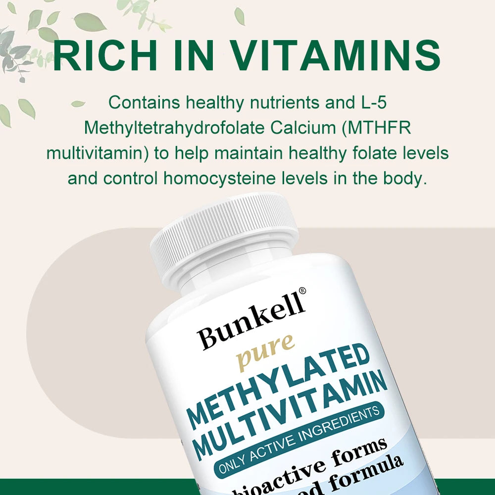 Methylated Multivitamin Capsules with Activated B Vitamin Complex