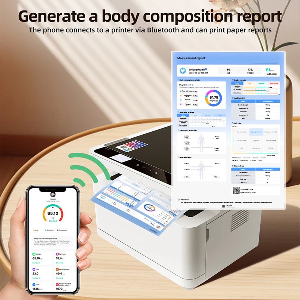 Smart 8-Electrode Body Composition Digital Weight Scale