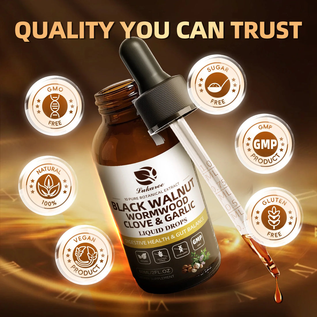 Black Walnut Herbal Drops