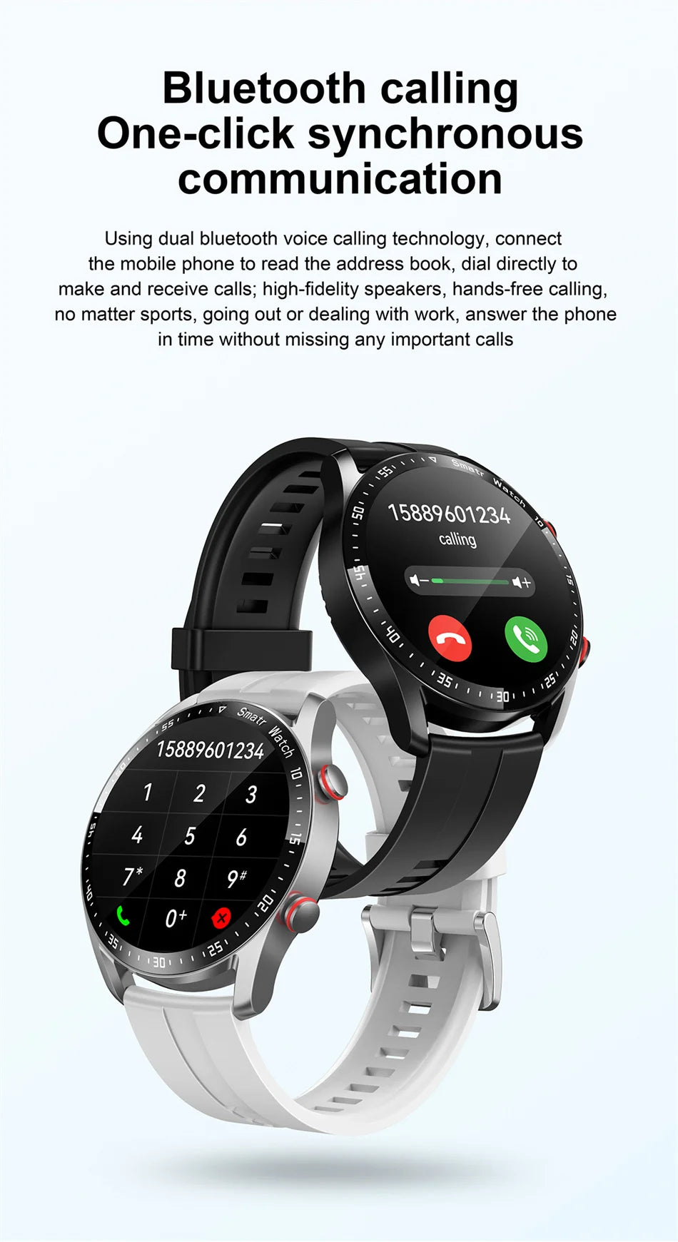 Bluetooth Health Smart Watch