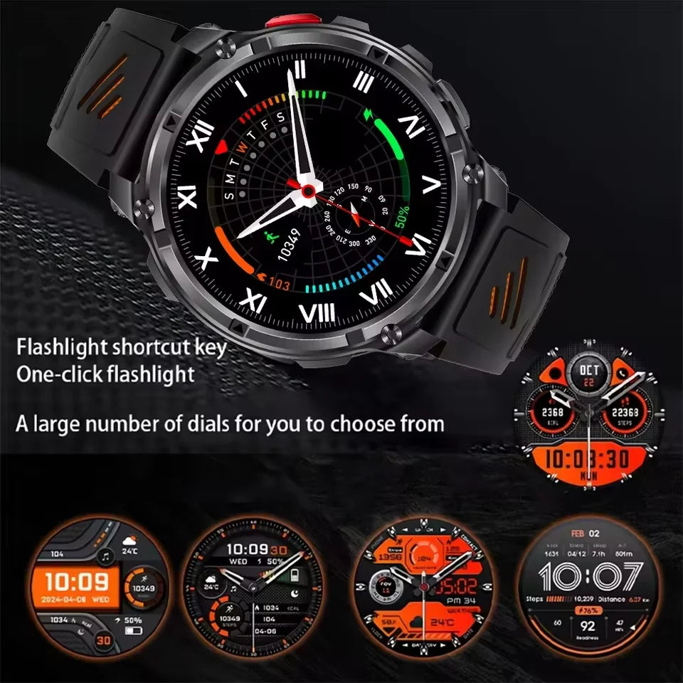 AMOLED GPS Bluetooth Smart Watch
