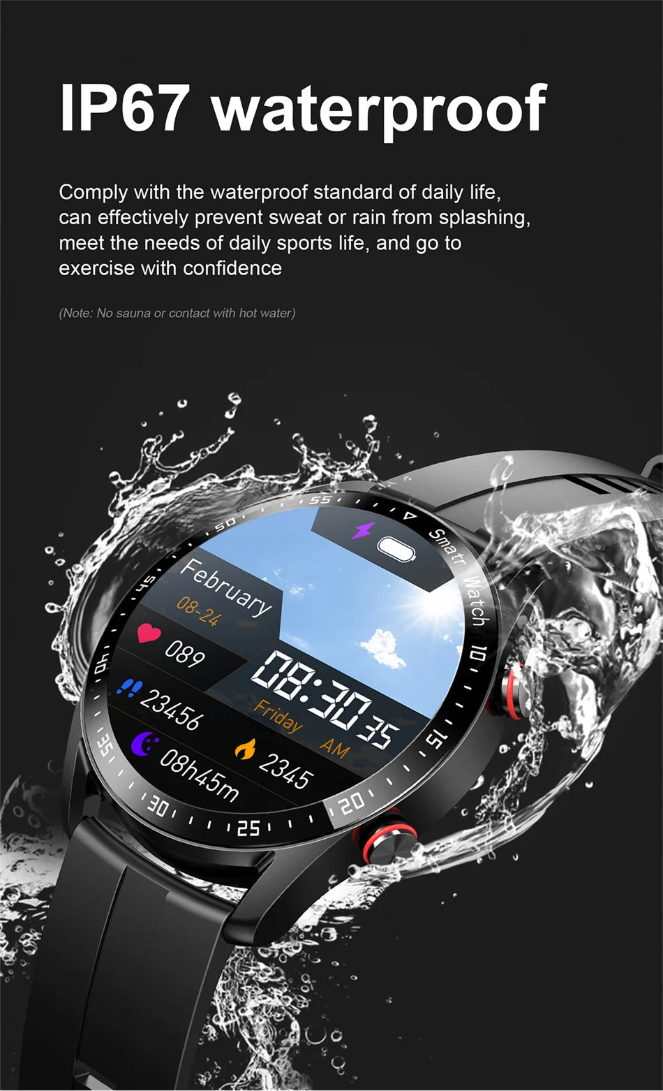 Bluetooth Health Smart Watch