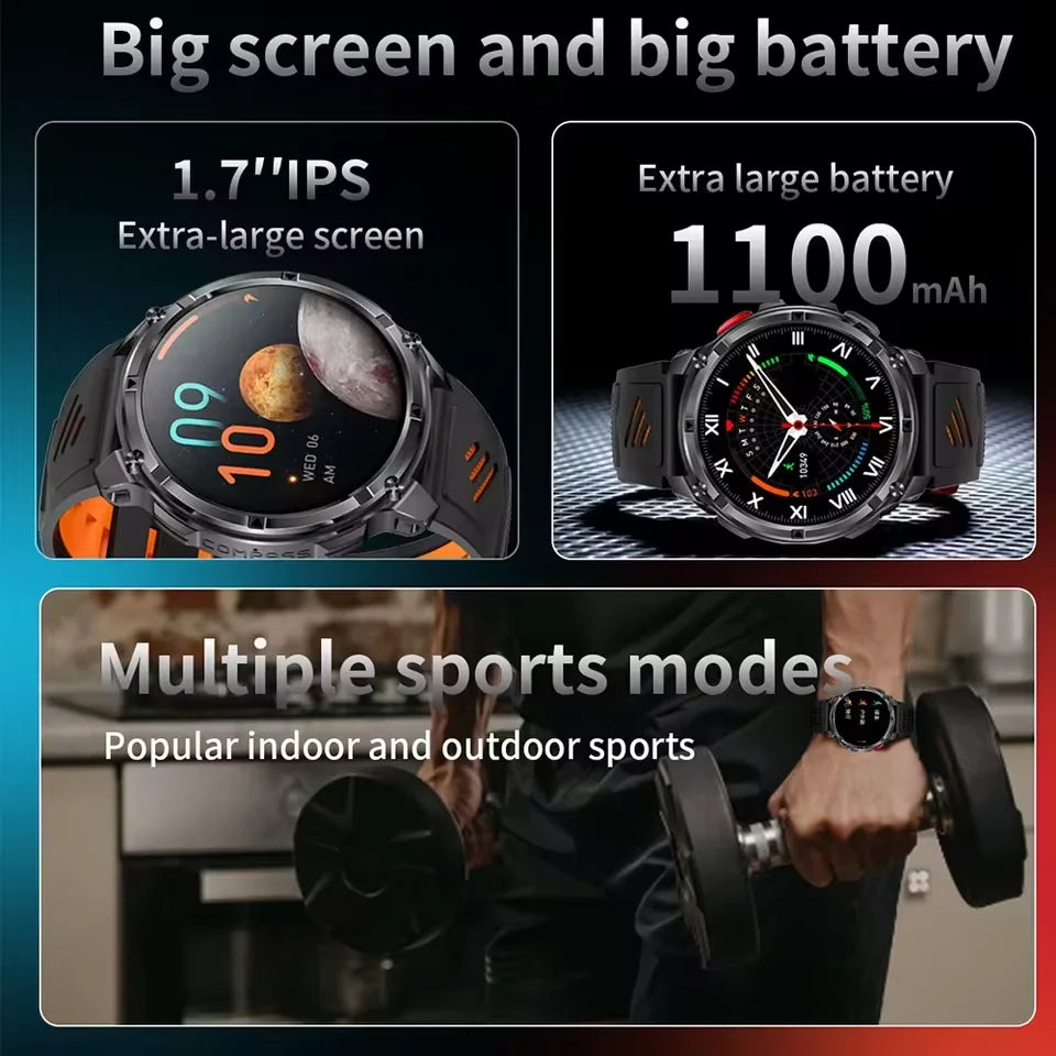 AMOLED GPS Bluetooth Smart Watch