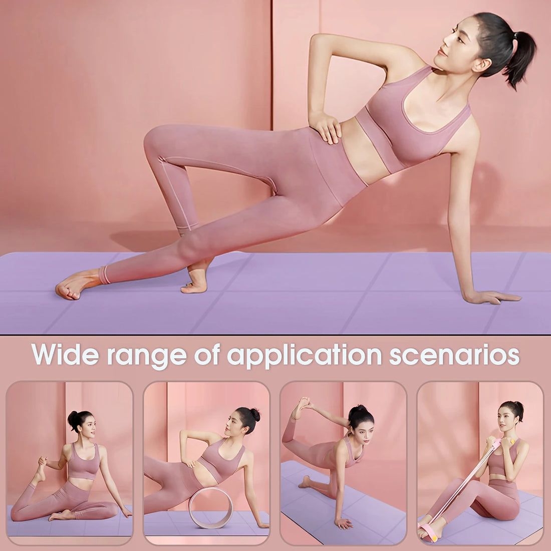 Foldable EVA Yoga Mat for Travel and Fitness