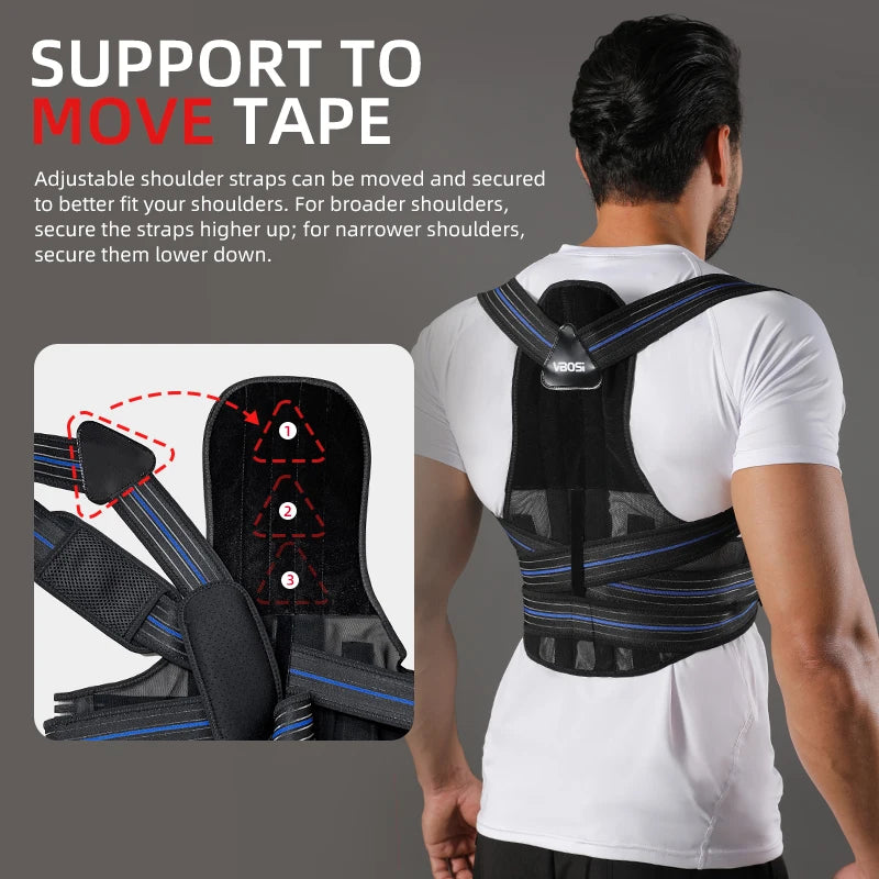 Adjustable Back Support Posture Corrector for Adults