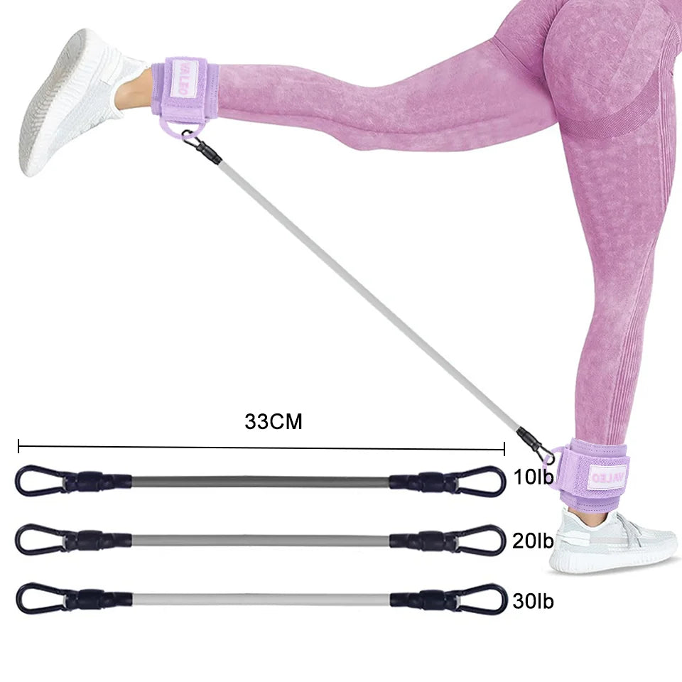 D-Ring Ankle Cuffs Resistance Training Straps Unisex