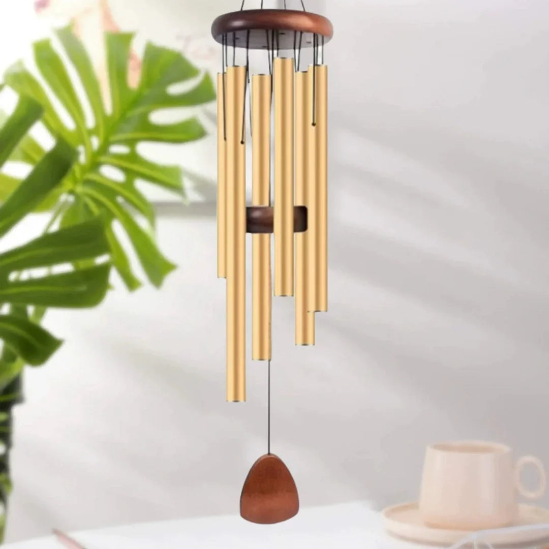 Retro Aluminum Tube Wind Chime Outdoor Home Decoration Pendant
