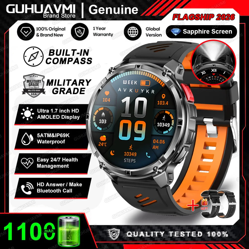 AMOLED GPS Bluetooth Smart Watch