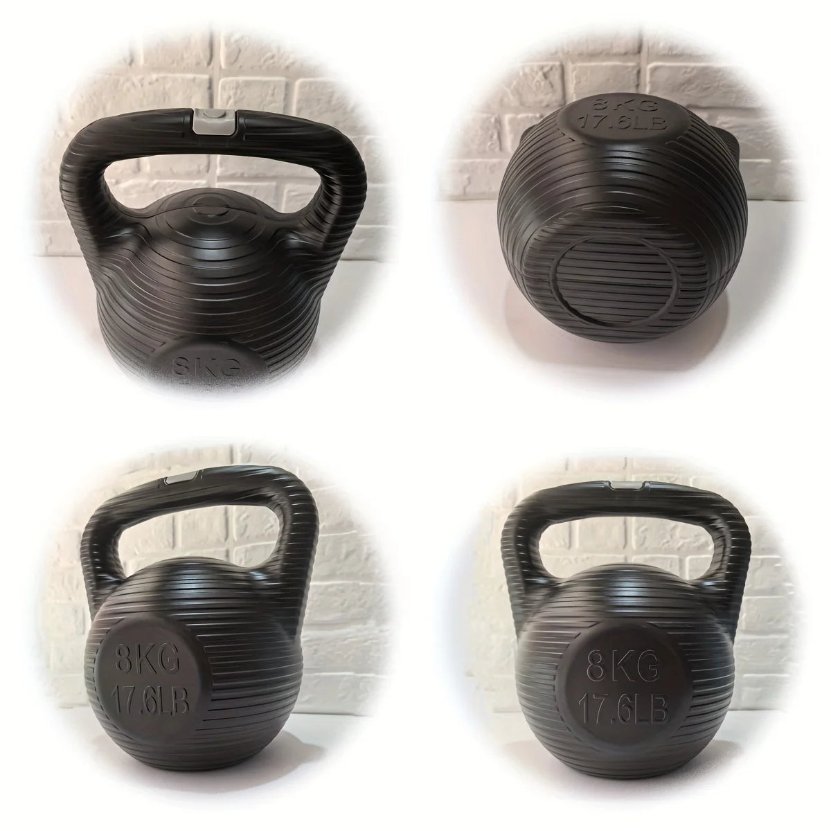 Portable Water-Filled Kettlebell with Leak-Proof Snap Lid