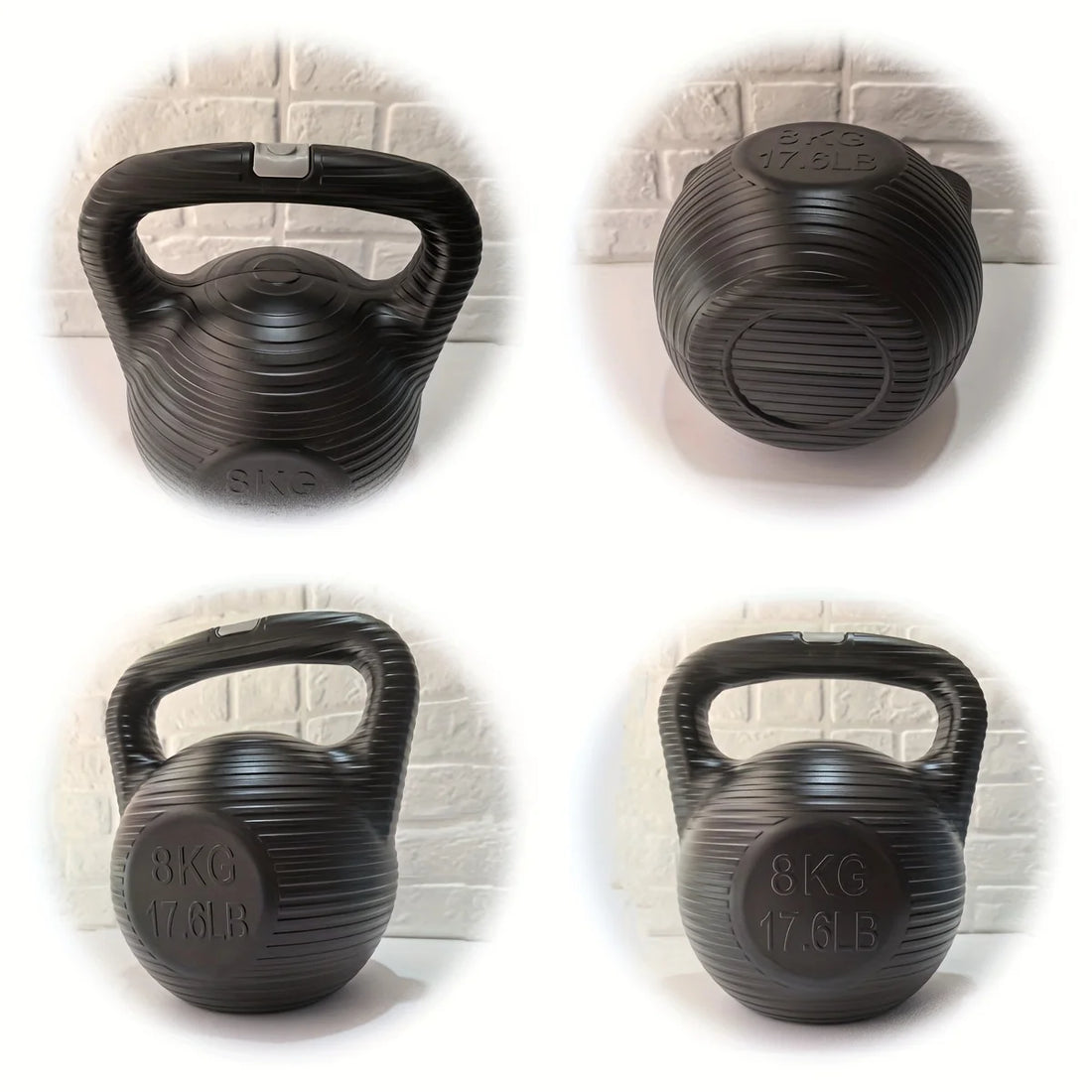 Portable Water-Filled Kettlebell with Leak-Proof Snap Lid