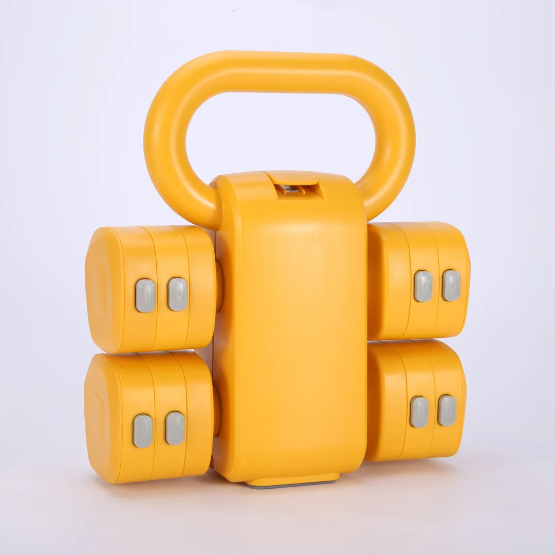 2-in-1 Adjustable Dumbbell and Kettlebell Fitness Set