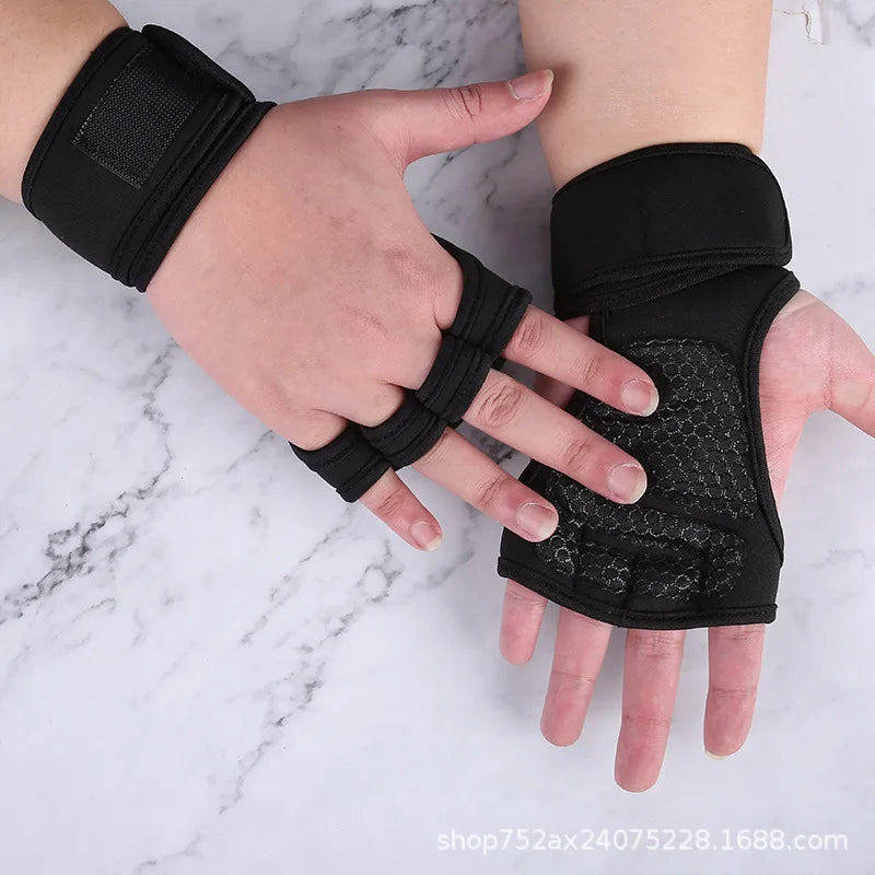 Workout Training Gloves with Wrist Support for Weightlifting Fitness
