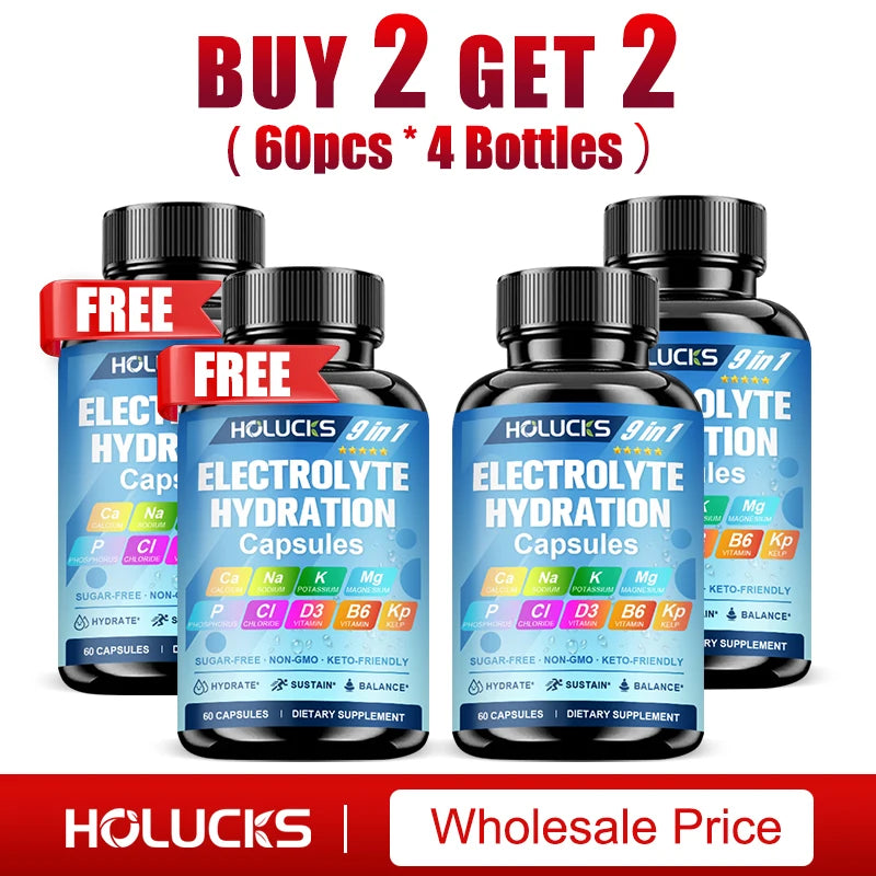 Electrolyte Hydration Capsules for Workout Recovery Support
