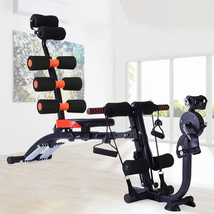 Multi-Functional Fitness Machine with Ab Trainer and Ropes