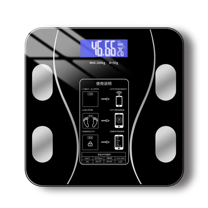 USB Smart Digital Body Fat Weight Scale for Adults