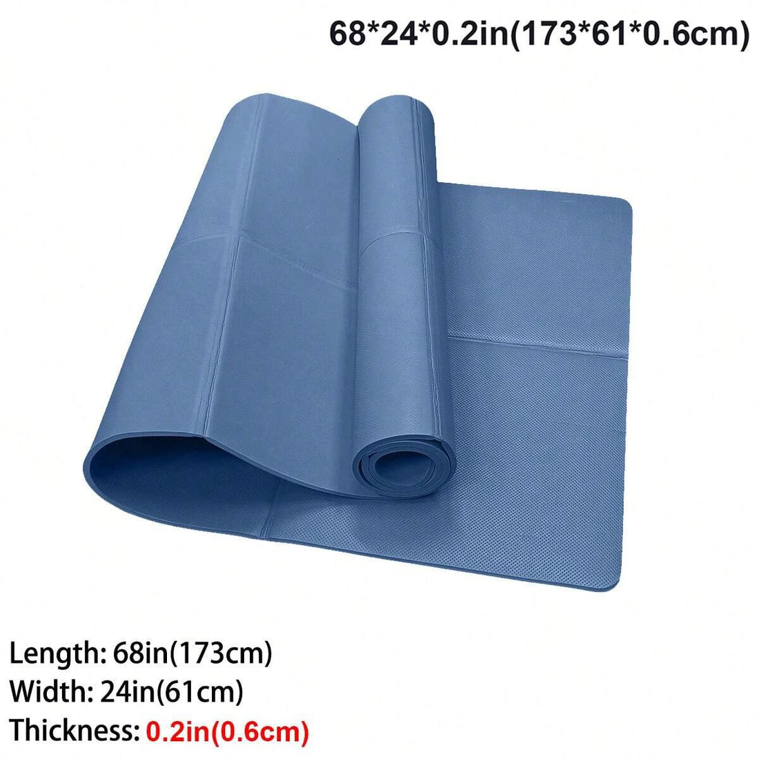 Foldable EVA Yoga Mat for Travel and Fitness