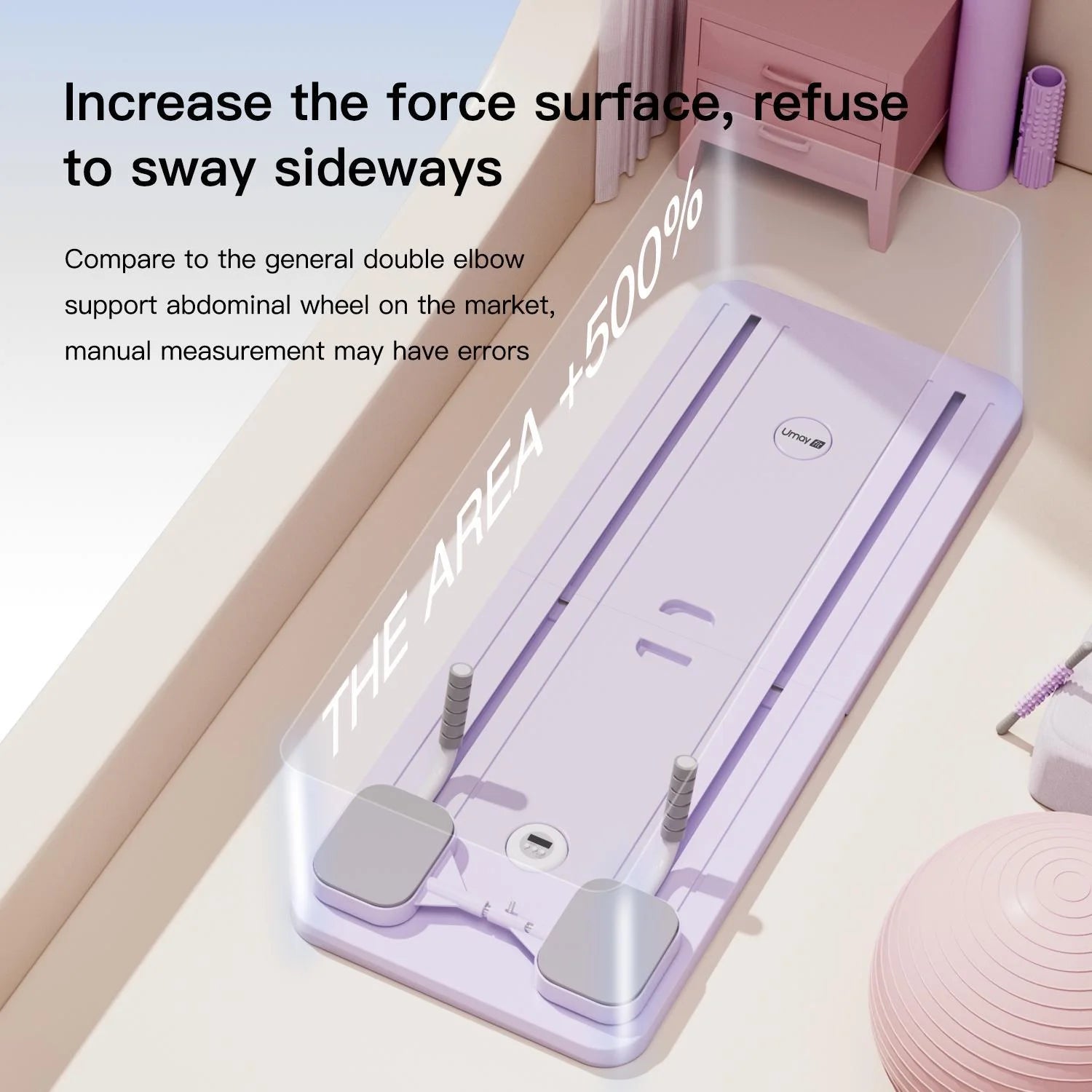 Multifunctional Pilates Board with Resistance Tubes