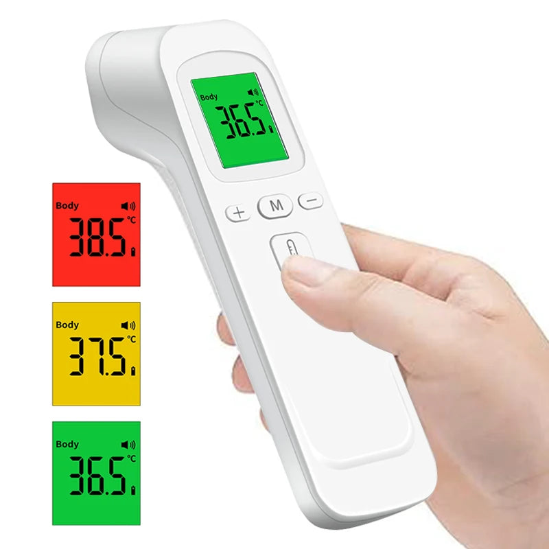 Non-Contact Infrared Forehead Thermometer with LED Display