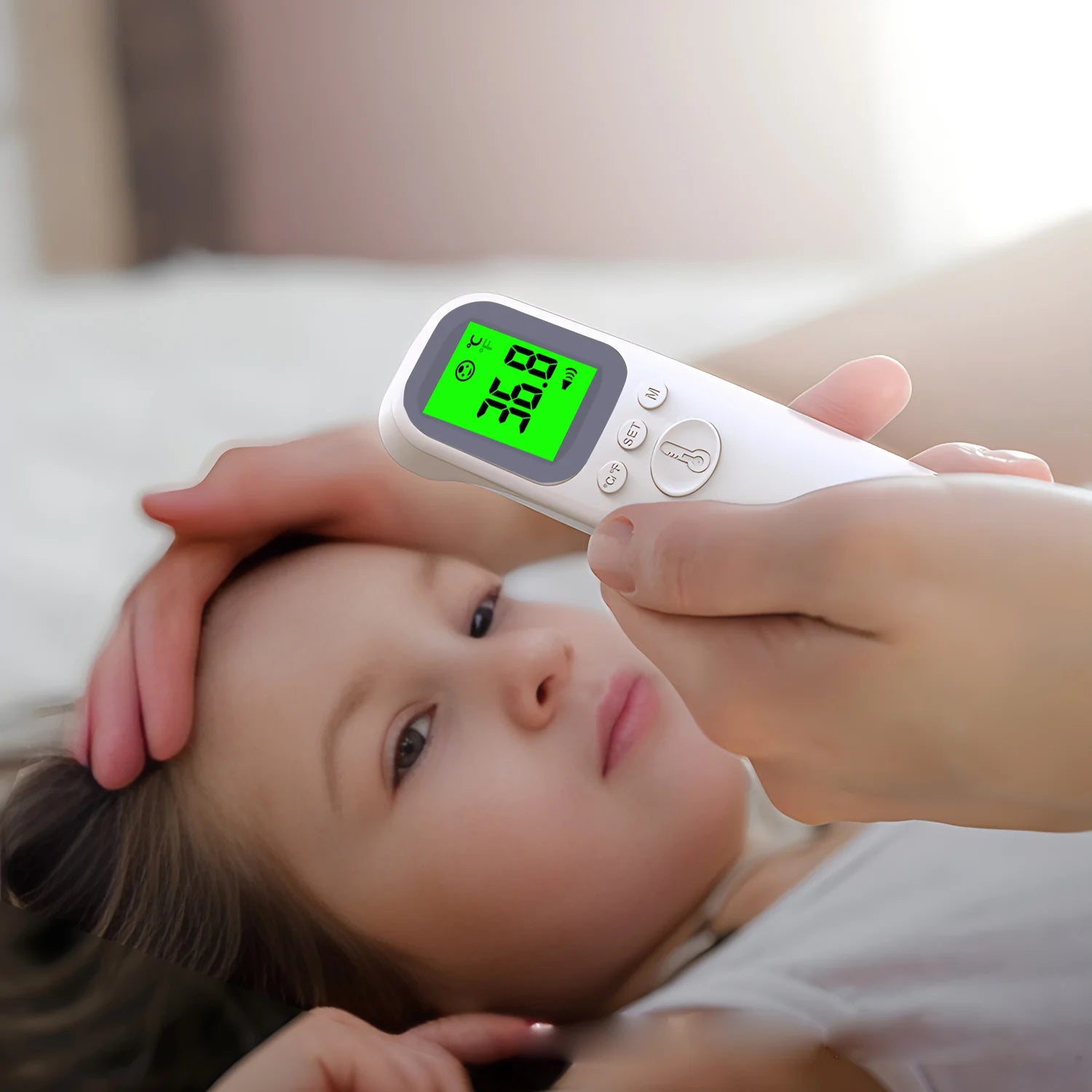 Children's Infrared Forehead Thermometer and Finger Pulse Oximeter