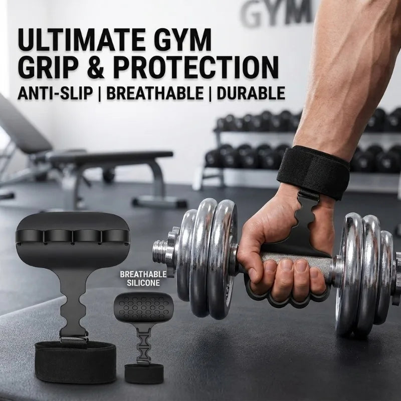 Breathable Anti-Slip Silicone Weightlifting Gloves for Fitness Workouts