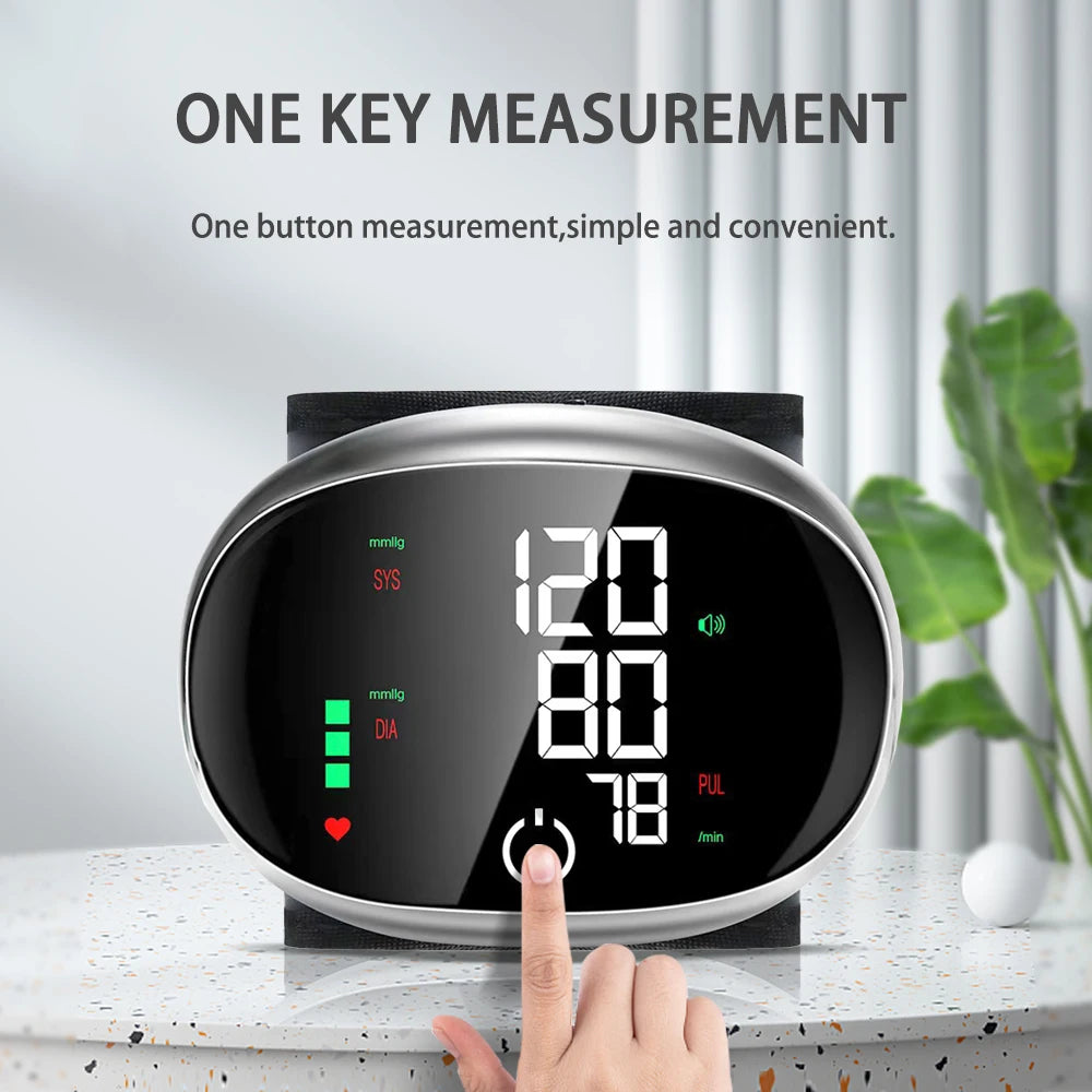 Rechargeable Digital Arm Blood Pressure Monitor with Voice Guidance