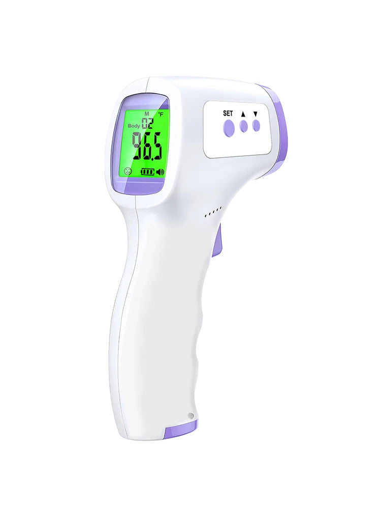 Digital Forehead Thermometer and Portable Finger Pulse Oximeter