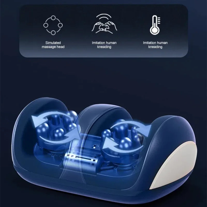Extra Large Electric Foot Massager with Heat and Shiatsu