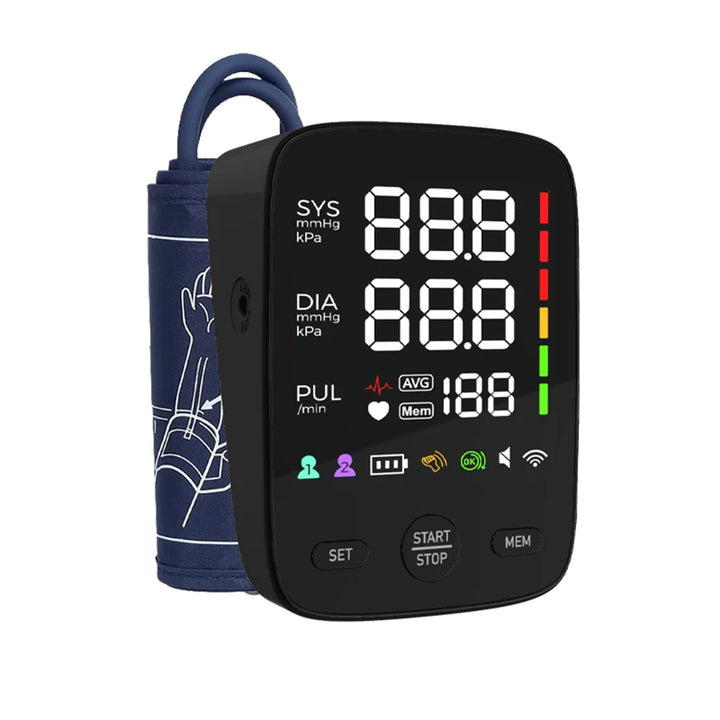 Automatic Upper Arm Blood Pressure Monitor with Backlight