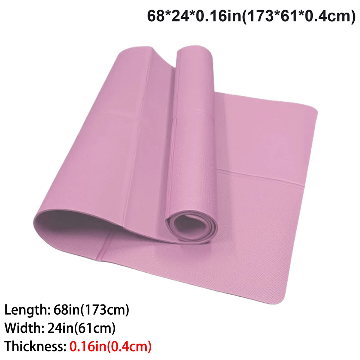 Foldable EVA Yoga Mat for Travel and Fitness