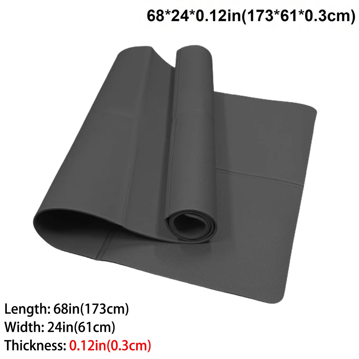 Foldable EVA Yoga Mat for Travel and Fitness