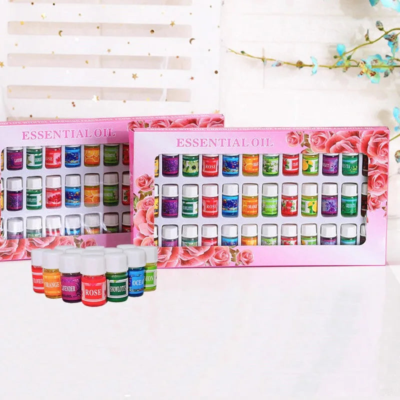 36-Piece Water-Soluble Aromatherapy Essential Oil Set