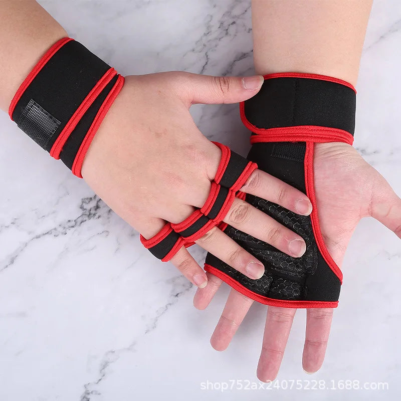 Workout Training Gloves with Wrist Support for Weightlifting Fitness