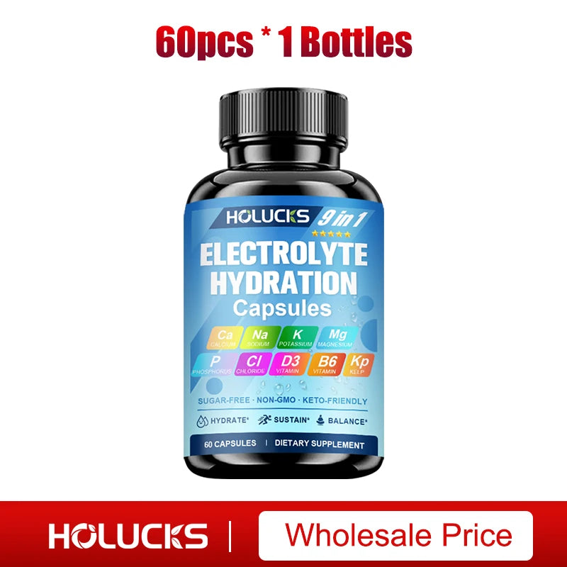 Electrolyte Hydration Capsules for Workout Recovery Support