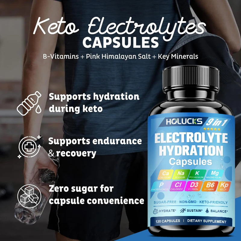 Electrolyte Hydration Capsules for Workout Recovery Support