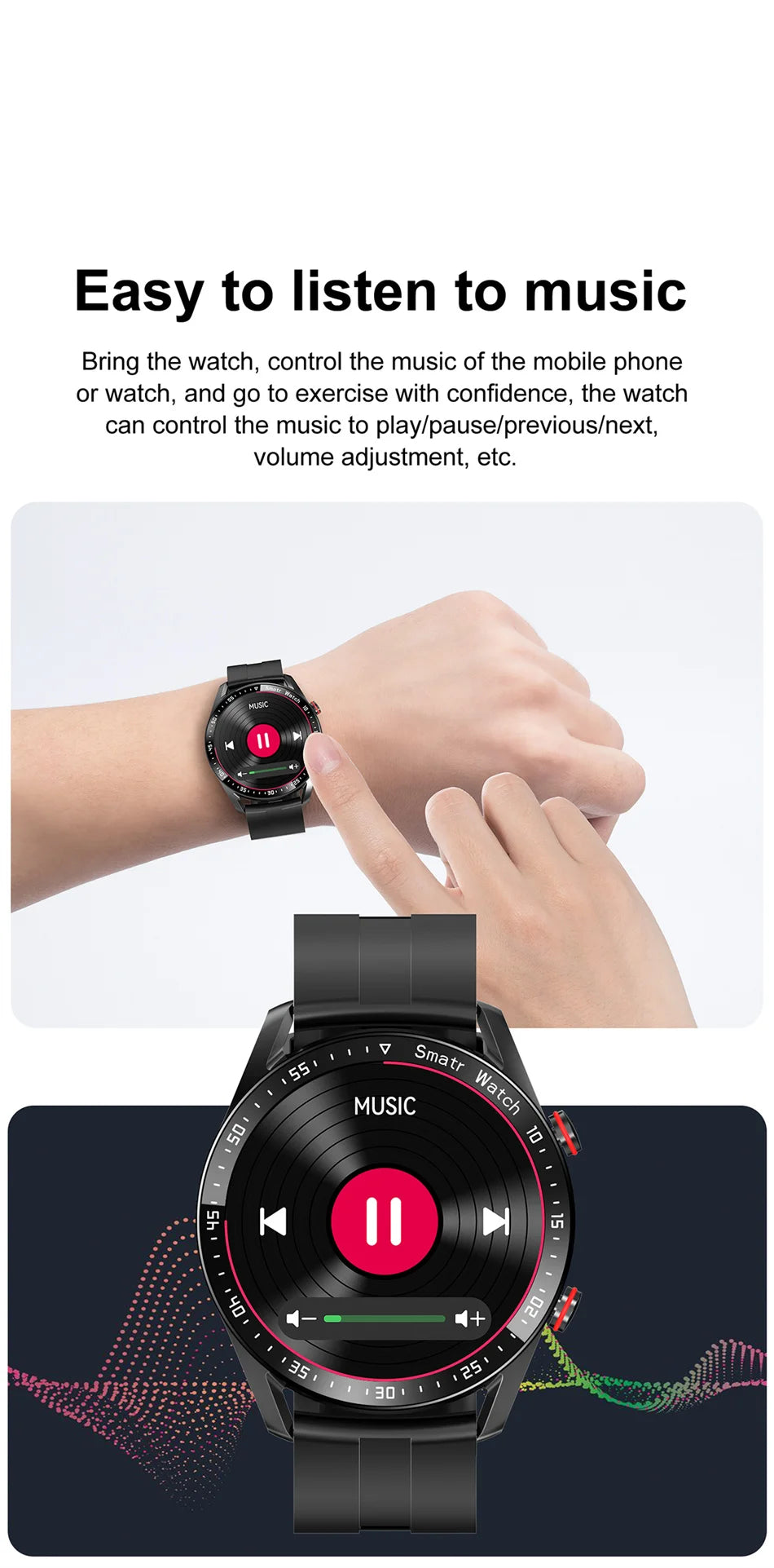 Bluetooth Health Smart Watch