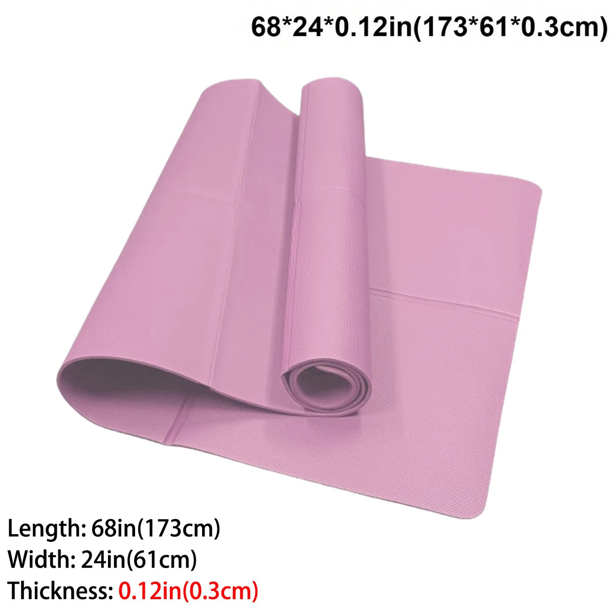 Foldable EVA Yoga Mat for Travel and Fitness