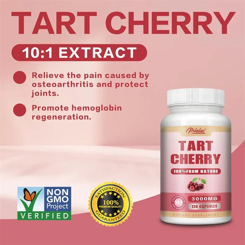 Tart Cherry Capsules for Joint and Muscle Support