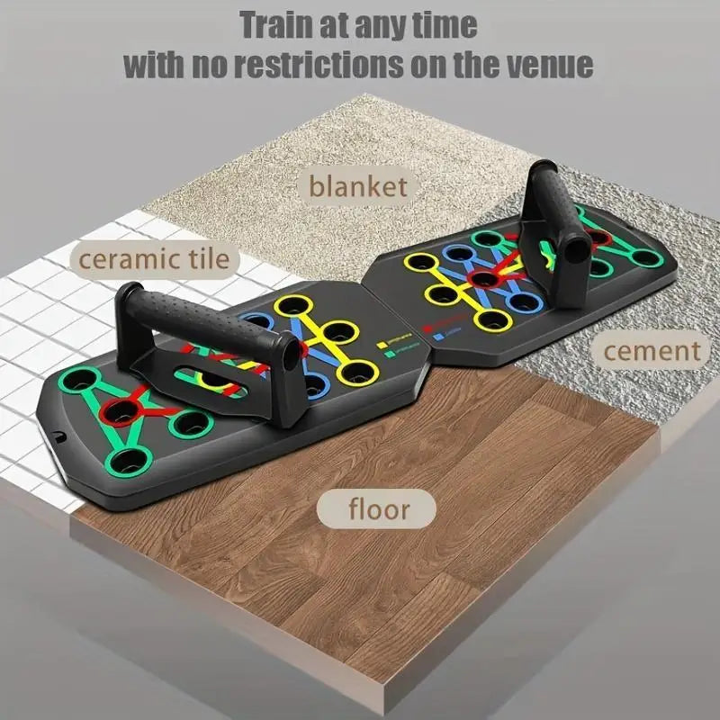 Portable Push Up Board Multi-Function Home Workout System
