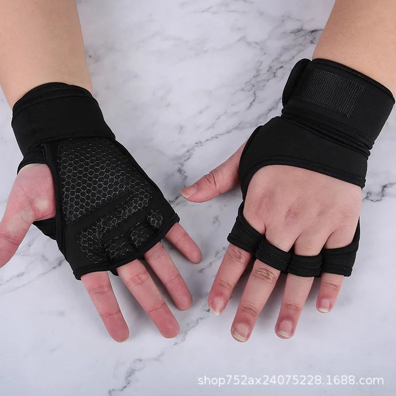 Workout Training Gloves with Wrist Support for Weightlifting Fitness