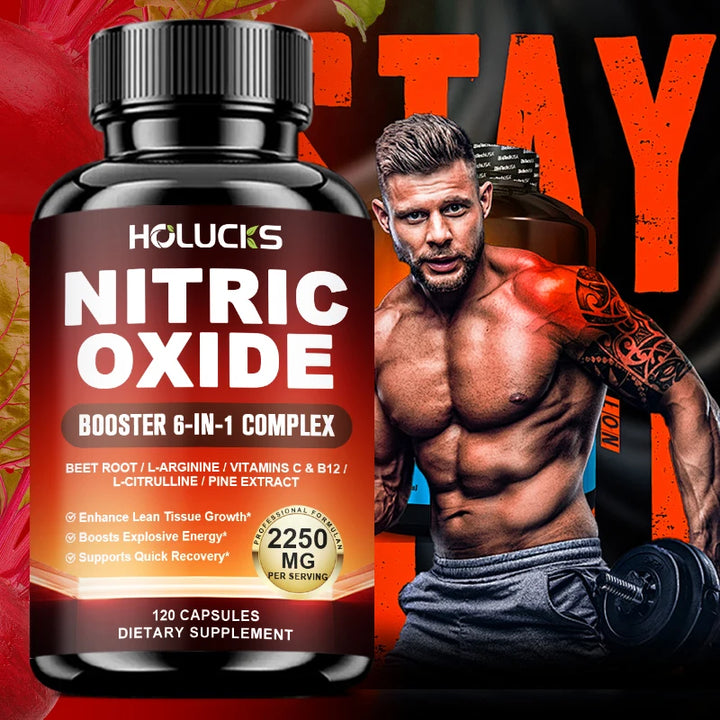 Nitric Oxide Booster Pre-Workout with Beet Root Supplement