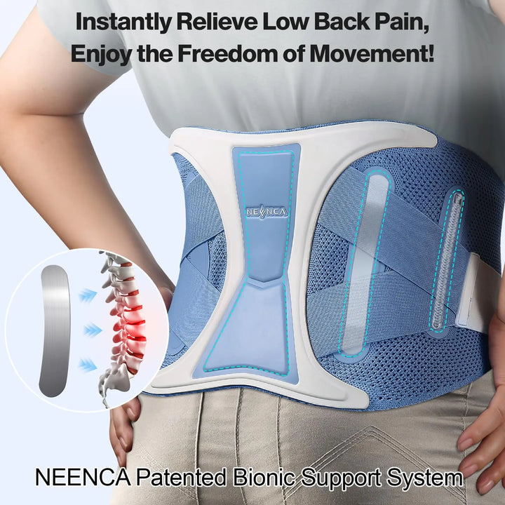 Adjustable Lumbar Back Support Belt for Pain Relief