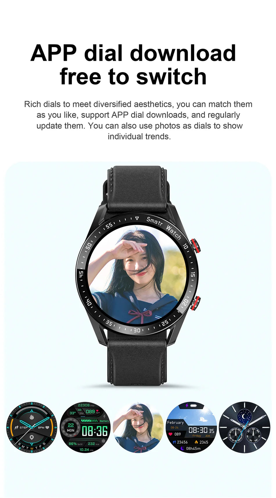 Bluetooth Health Smart Watch
