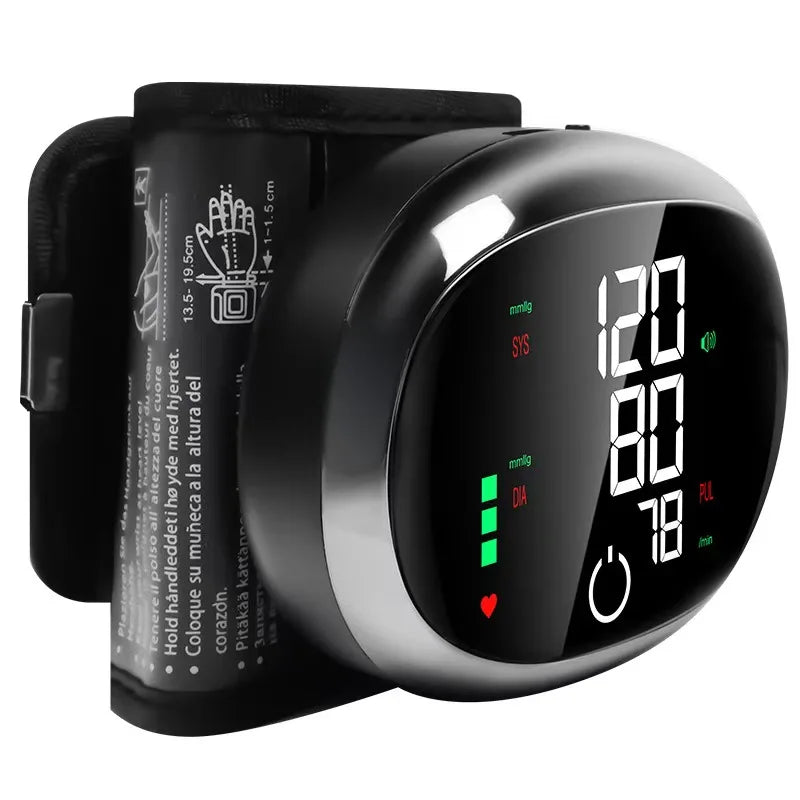 Rechargeable Digital Arm Blood Pressure Monitor with Voice Guidance