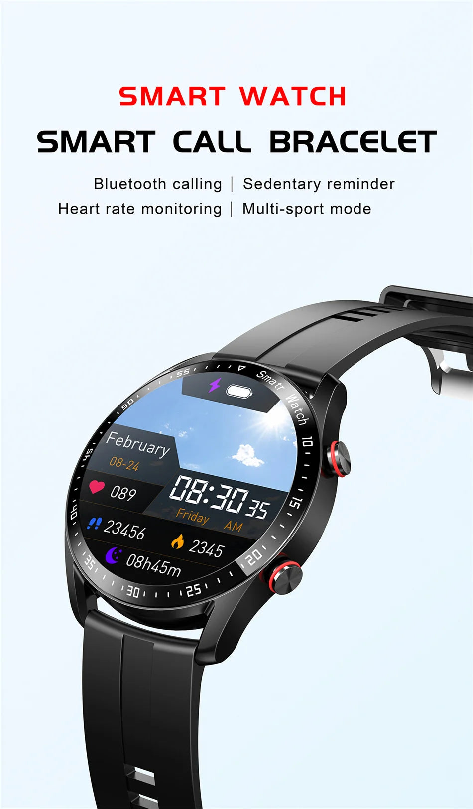 Bluetooth Health Smart Watch