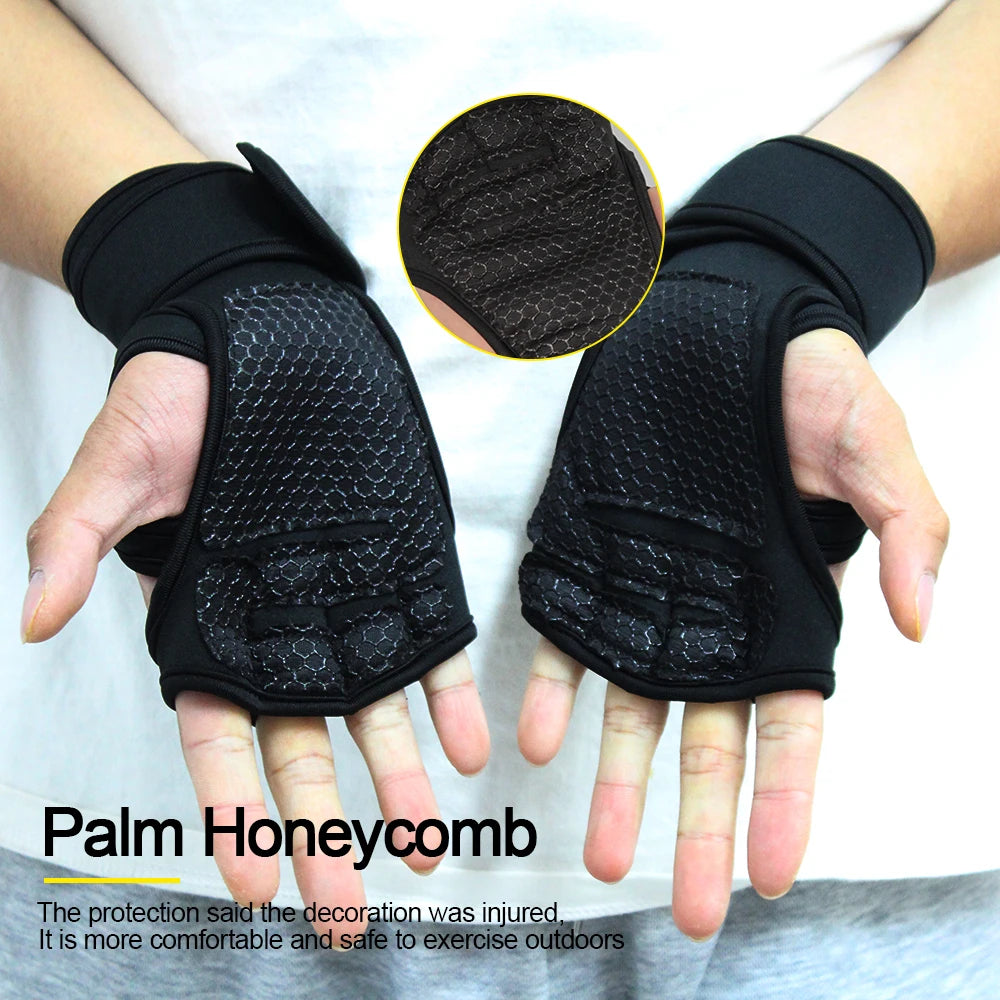 Workout Training Gloves with Wrist Support for Weightlifting Fitness