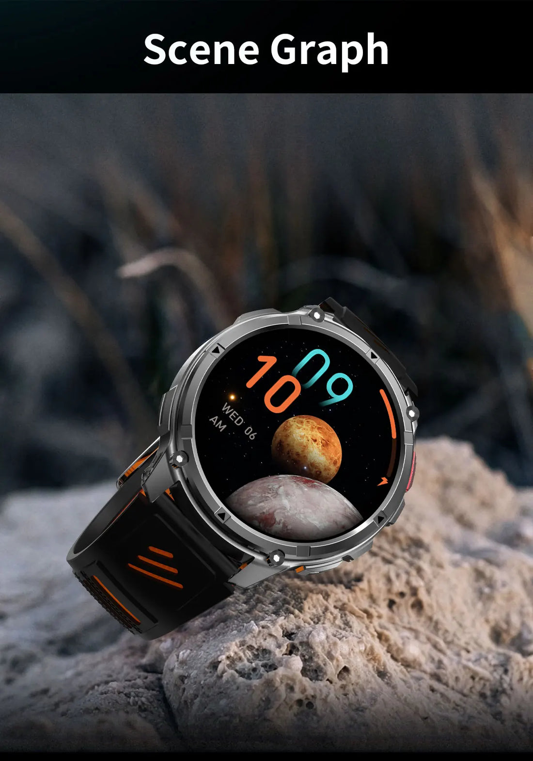 AMOLED GPS Bluetooth Smart Watch