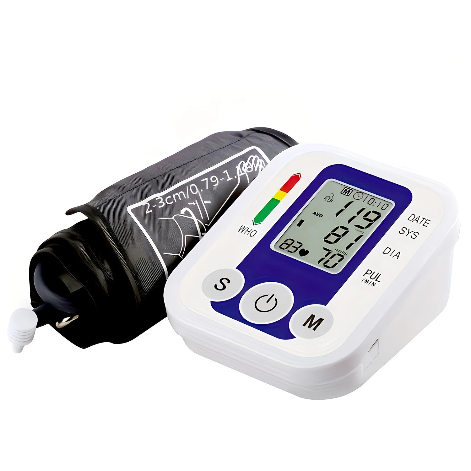 Automatic Digital Arm Blood Pressure Monitor with Heart Rate