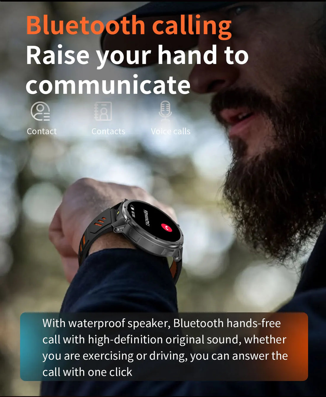 AMOLED GPS Bluetooth Smart Watch