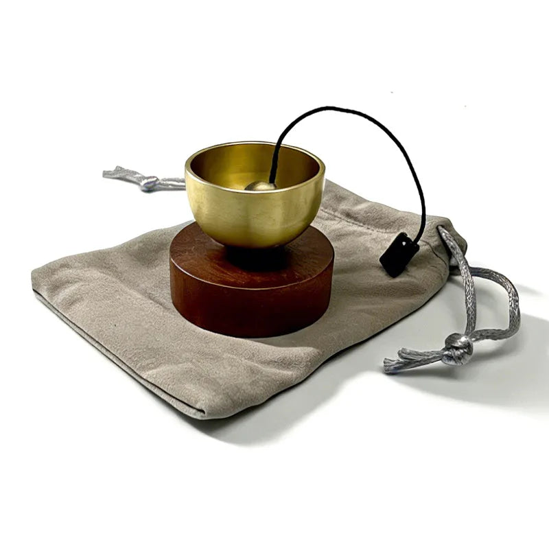 Mini Brass Singing Bowl for Yoga Meditation Relaxation Sound